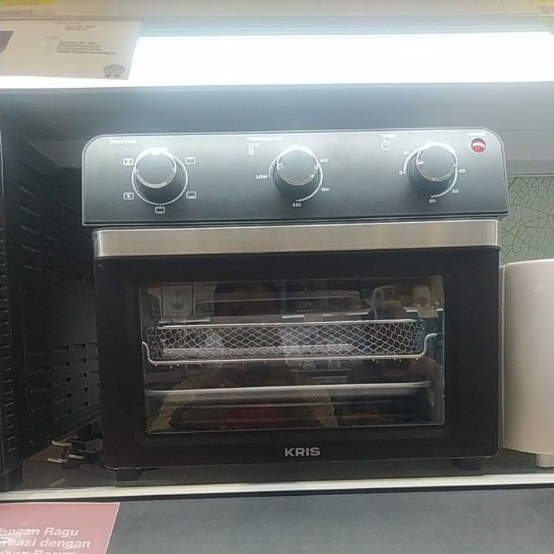 Jual Kris 22 Ltr Oven Dengan Air Fryer 800 Watt Hitam Shopee Indonesia