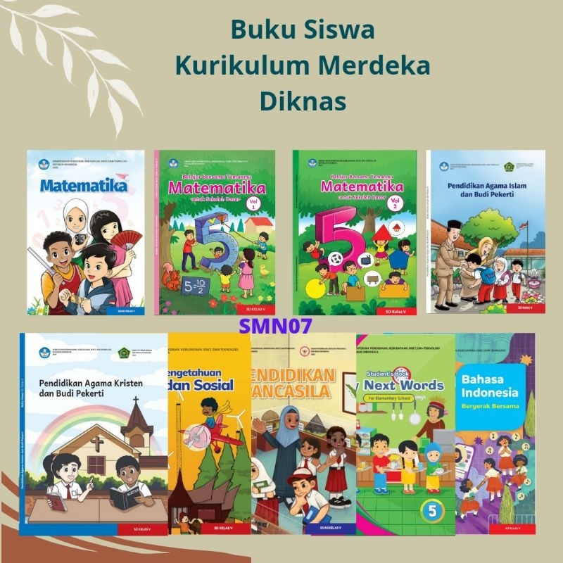 Jual Buku Siswa Kelas 5 Kurikulum Merdeka Diknas | Shopee Indonesia