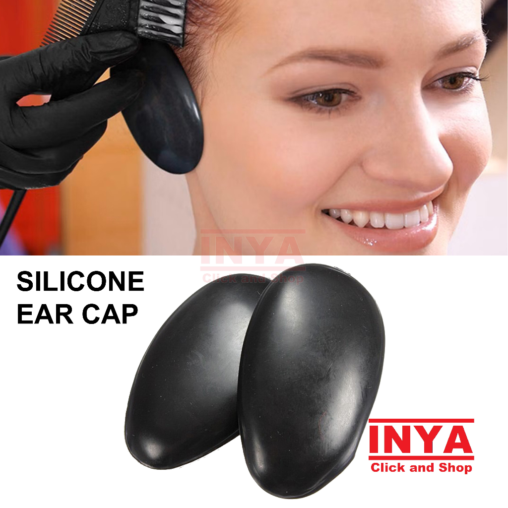 Jual Penutup Telinga Silikon Semir Rambut Silicone Ear Cap Salon Barbershop Shopee Indonesia