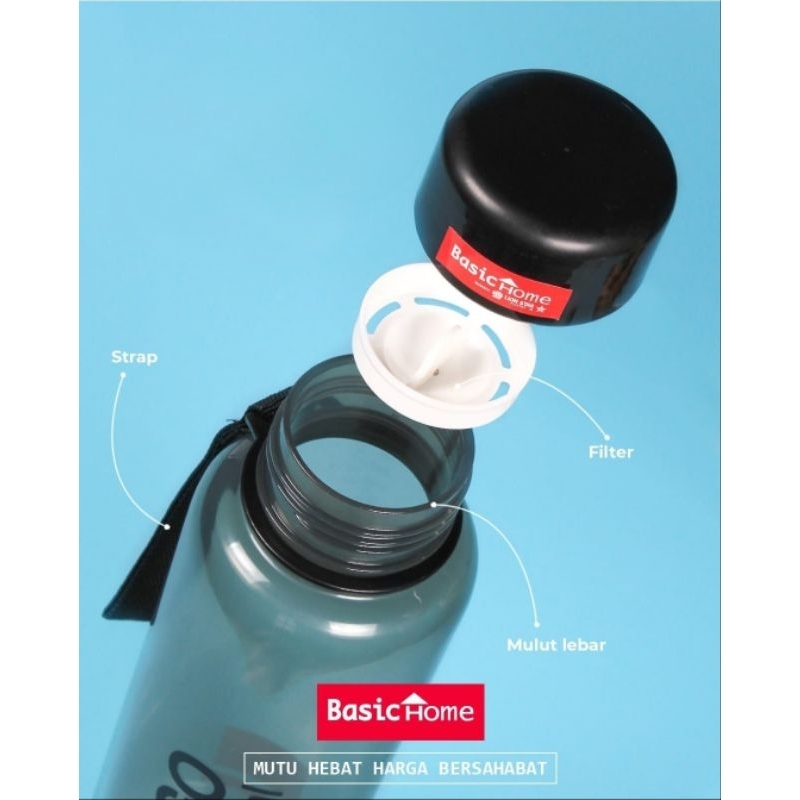 Jual Botol minum 1000ml MINIGO Basic Home LION STAR , BPA Free , botol ...