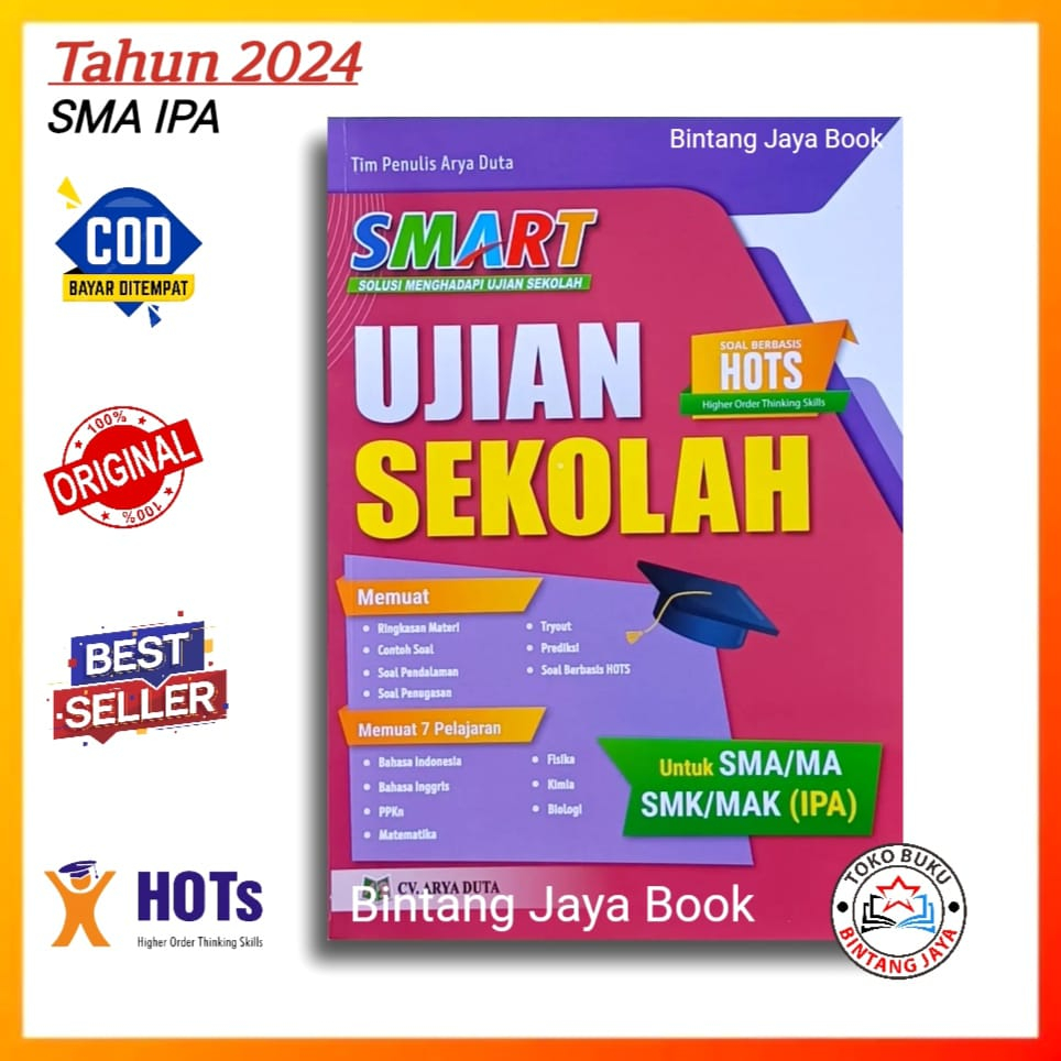 Jual Buku Bank Soal Ujian Sekolah SMA IPA Kelas 12 Tahun 2024 + Kunci ...