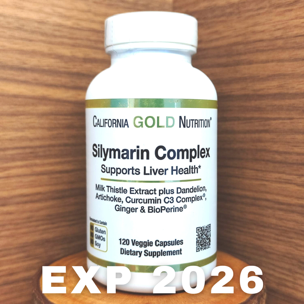 Jual California Gold Nutrition Silymarin Complex Liver Health 120 ...