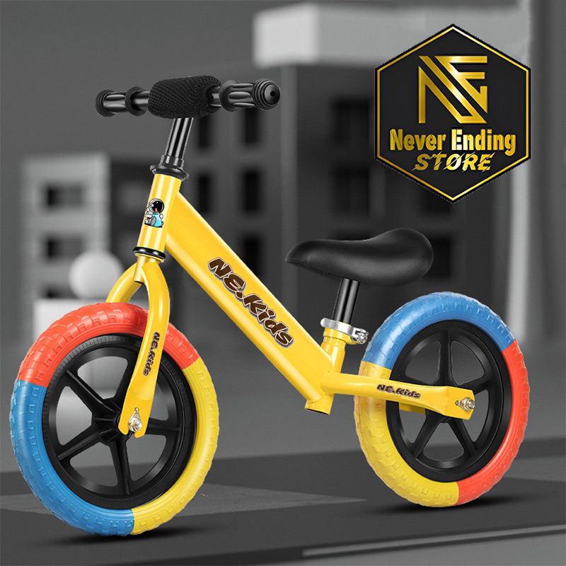 Jual Sepeda Balance Bike Pushbike NEKIDS Keseimbangan anak Roda 2 ...