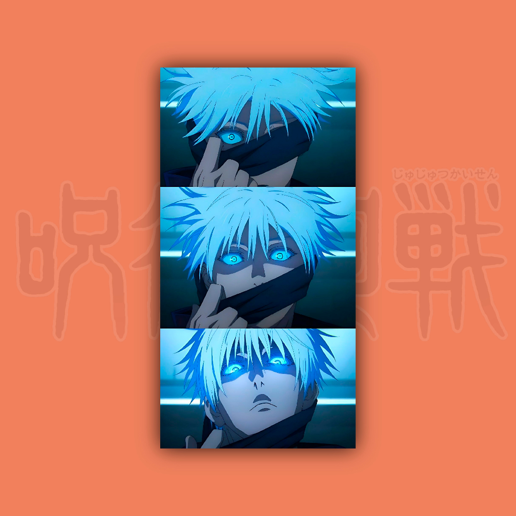 Jual Poster Gojo Satoru Anime Jujutsu Kaisen Hiasan Dinding Kayu 10 x ...