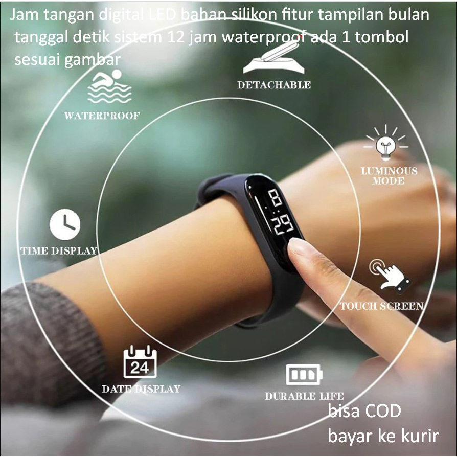 Jual Jam Tangan Led Tombol 1 Terlengkap & Harga Terbaru Juli 2026 ...
