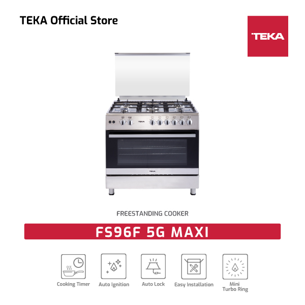 Jual Teka Freestanding Cooker FS96F 5G MAXI Oven SS Stainless Shopee