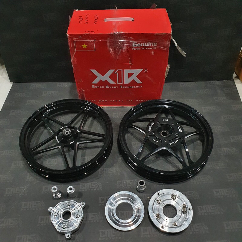 Jual Velg Velek X1R Model Bintang Aluminium CNC Yamaha New Nmax 2020 Hitam Shopee Indonesia