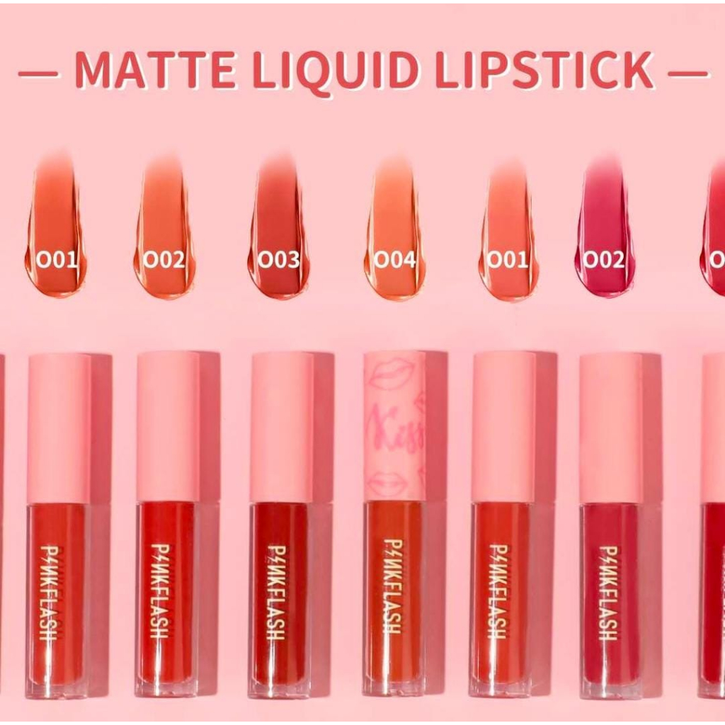 Jual Pinkflash Lasting Matte Lip Cream > LongLasting > Pigmented ...