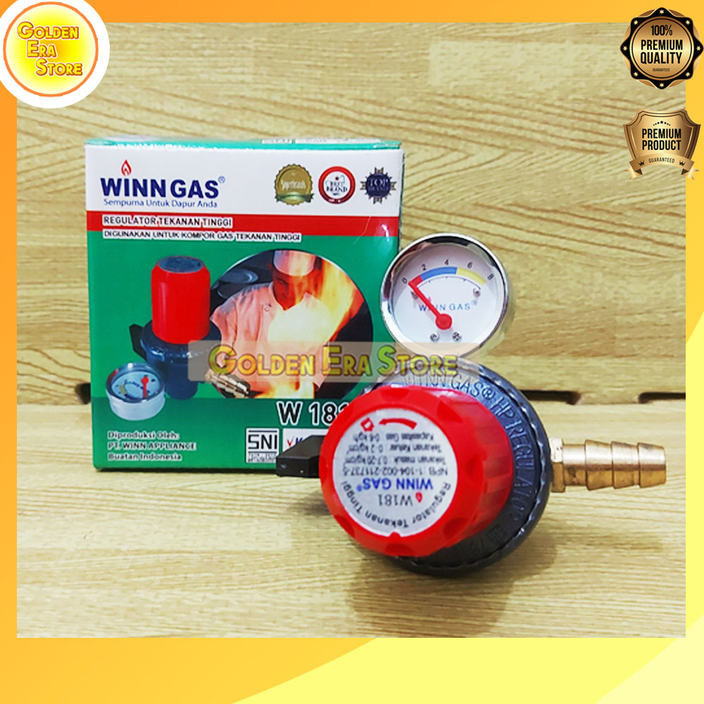 Jual Winn Gas W M Dengan Meteran Regulator High Pressure Kepala Gas Regulator Gas