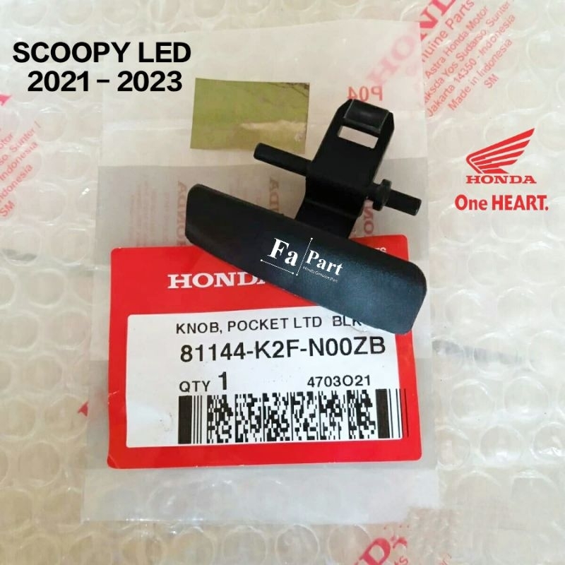 Jual 81144-K2F-N00ZB Knop Pocket Lid Laci SCOOPY LED 2021 - 2023 ...
