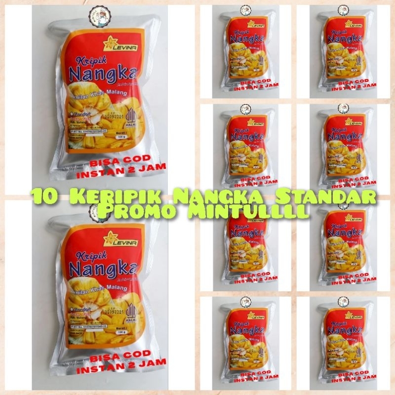 Jual Paket Hemat Bungkus Camilan Keripik Buah Nangka Standar