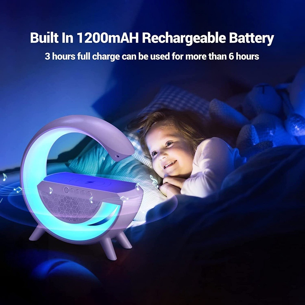 Jual Epic Finds Ambient light 15w Wireless Charger Smart Home ...