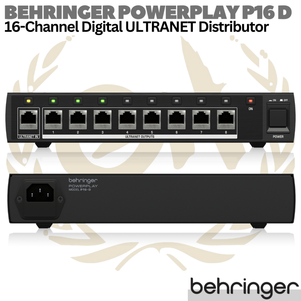 Jual BEHRINGER POWERPLAY P16 D 16 Channel Distribution Module | P16D ...
