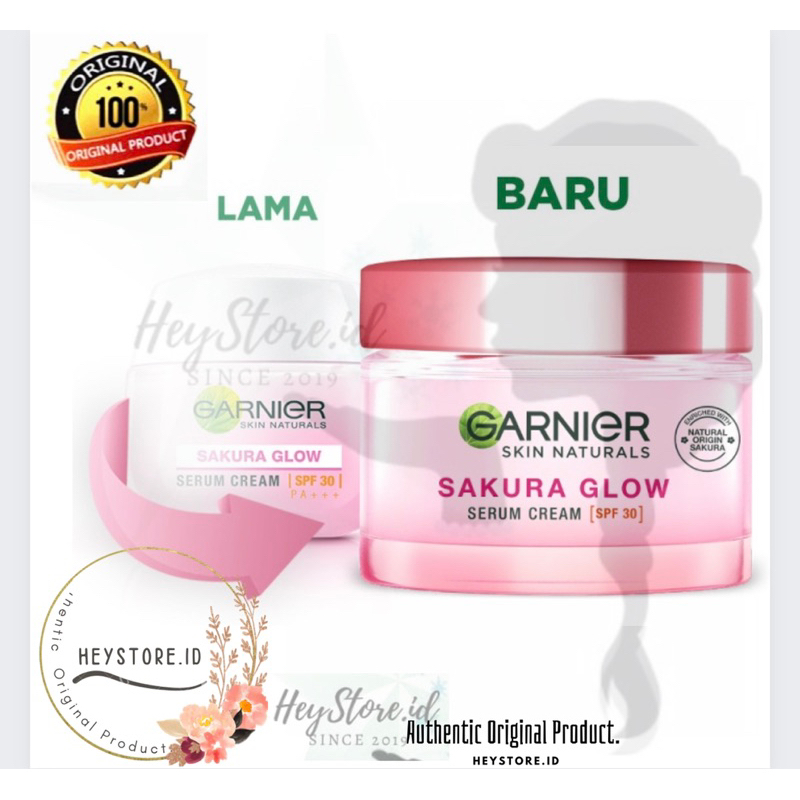 Jual GARNIER SAKURA GLOW Sakura Glow Pinkish Radiance Glowing DAY Cream ...