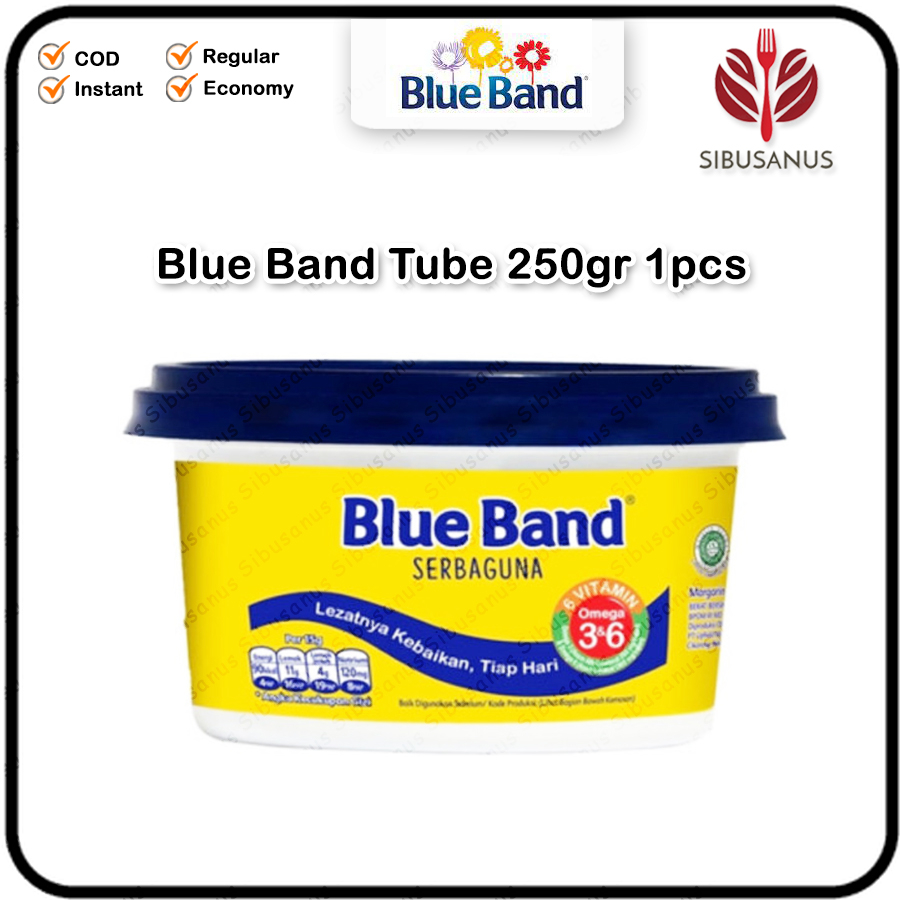 Jual Blueband Tube Margarin Serbaguna 250gr Blue Band Cup Tub 250 Gram