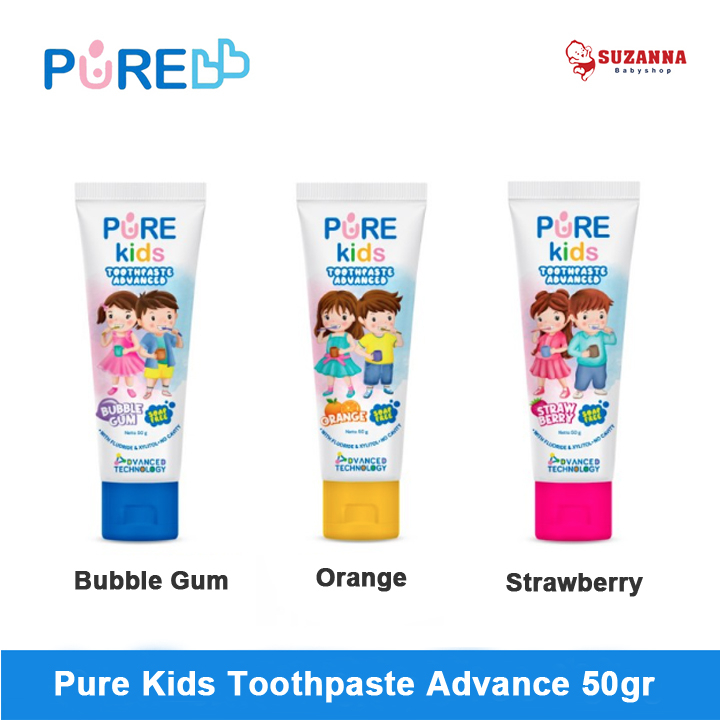 Jual Pure Kids Toothpaste Advance 50gr - Pasta Gigi Anak | Shopee Indonesia