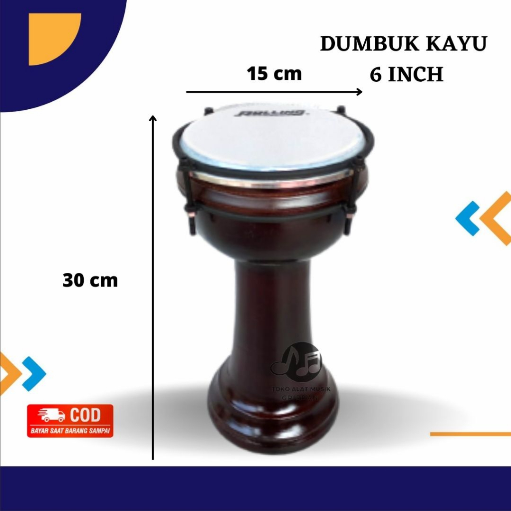 Jual Darbuka Calty Murah Ukuran 8 inch Darbuk Alumunium Cor Dumbuk