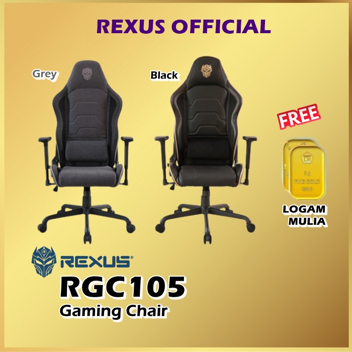 Jual Rexus RGC-105 Gaming Chair RGC105 Kursi Gaming | Shopee Indonesia