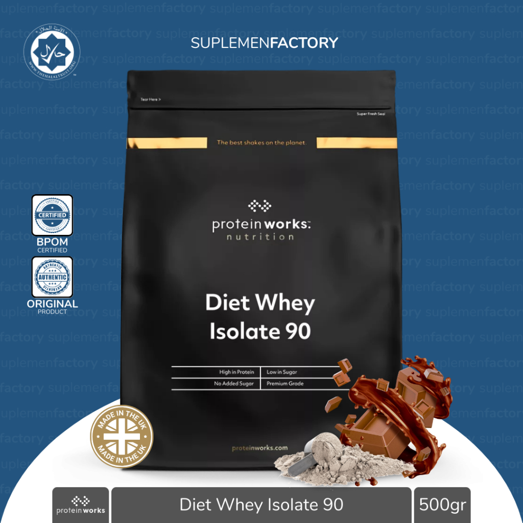 Jual The Protein Works Diet Whey Protein Isolate 90 500 Gram TPW
