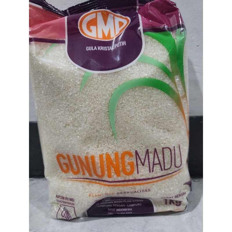 Jual Gula Pasir Kristal Putih Gmp 1kg Shopee Indonesia 2525