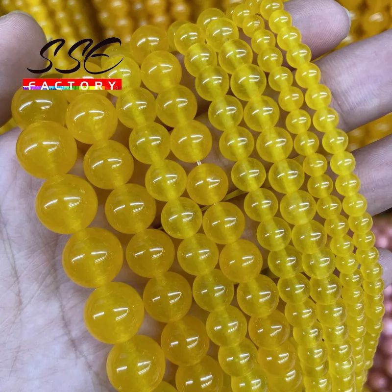Jual Manik Batu Jade Yellow Kuning Alami 6mm 8mm 10mm | Shopee Indonesia