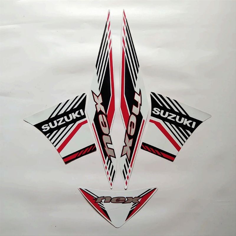 Jual Stiker Striping Motor Suzuki Nex Putih Sticker Lis Body