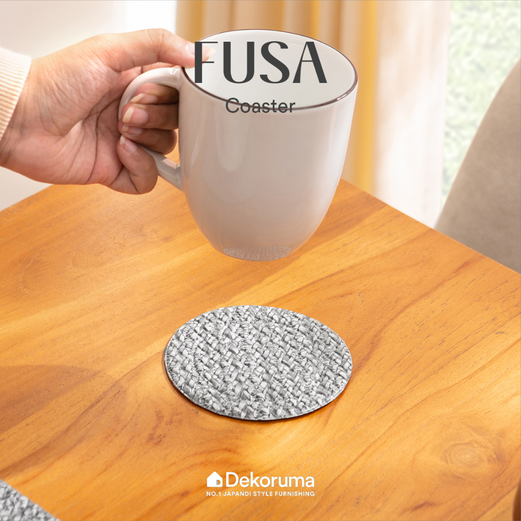 Jual Dekoruma Fusa Coaster Tatakan Gelas Diameter 10 Cm Shopee Indonesia 9095