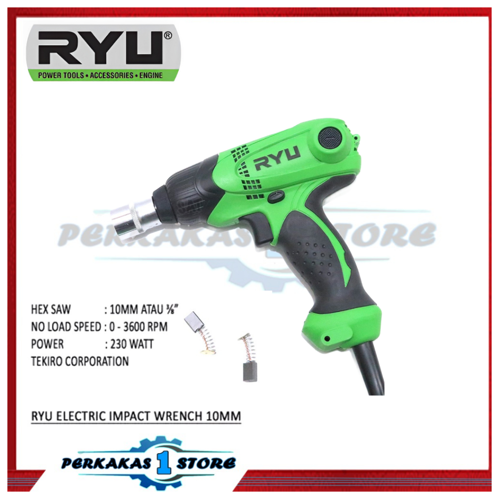 Jual TEKIRO RYU Impact Wrench Elektric Listrik REW 10 3/8 Inchi Buka ...