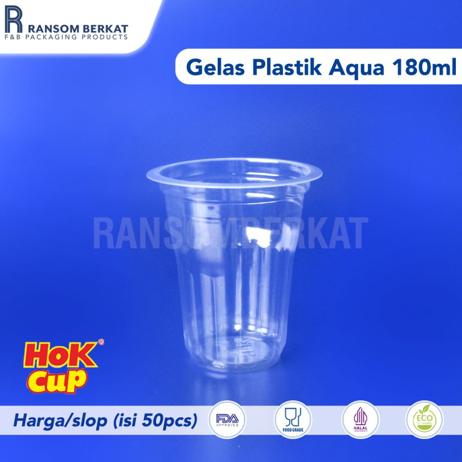 Jual Gelas Plastik Pp Plastic Cup Aqua 180ml Shopee Indonesia 5304