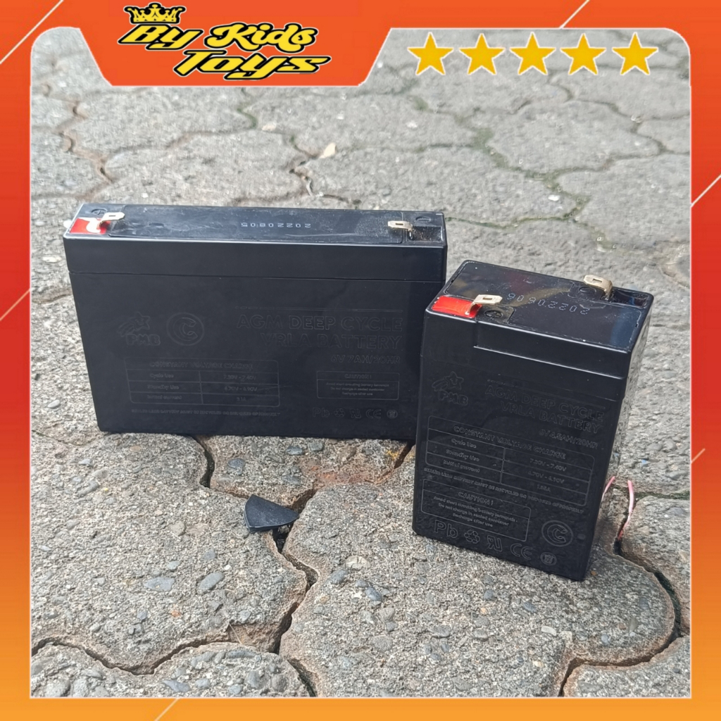 Jual Baterai Aki Kering Mainan Aki Original PMB Toys | Shopee Indonesia