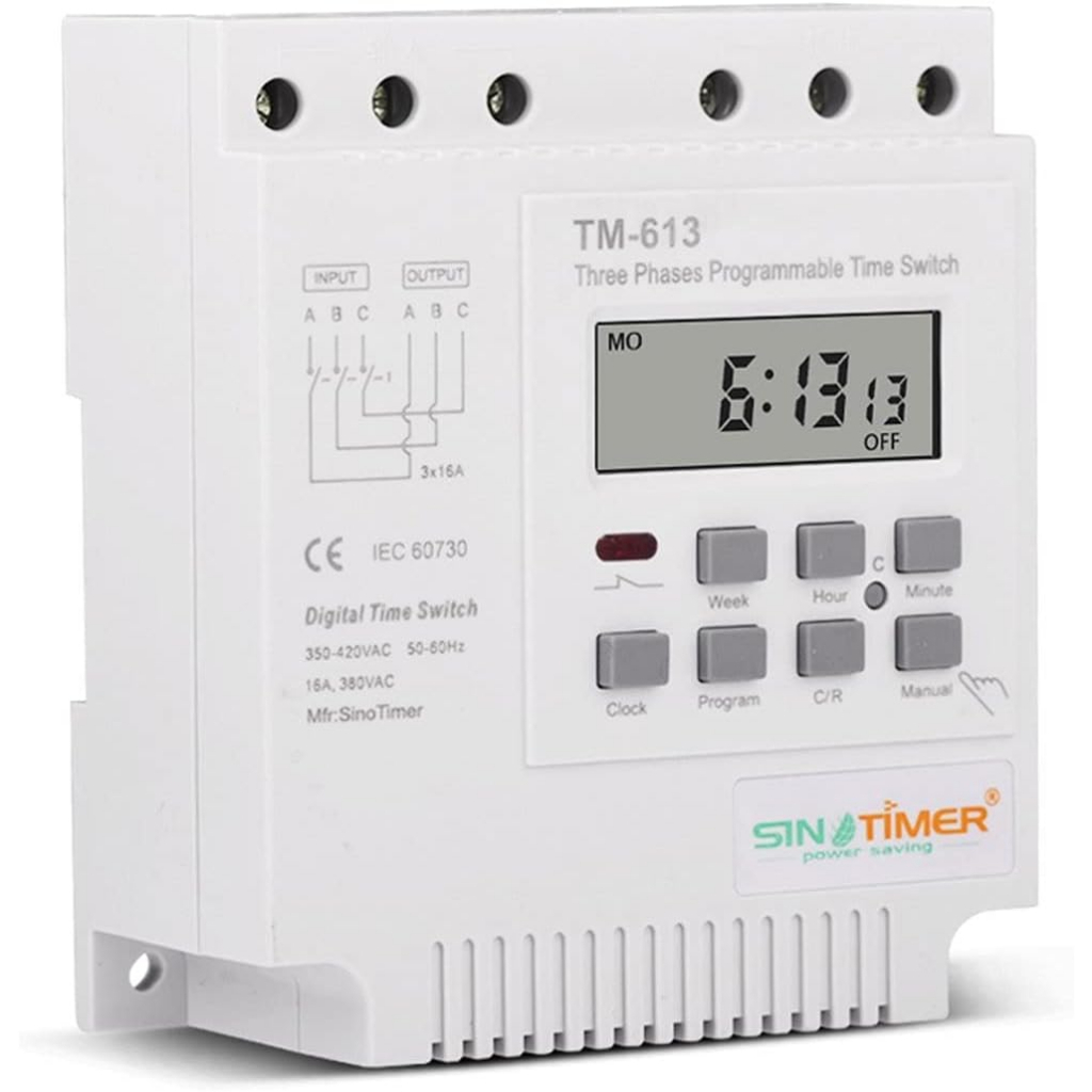 Jual Time Relay Programmable Timer 3 Phase Timer Switch 380V Sinotimer ...