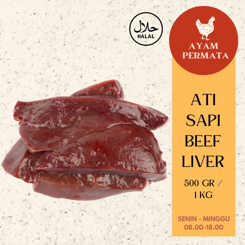 Jual Ati Sapi / Hati Beef Liver / Beff - Jeroan - Halal - Bersih Rapih ...