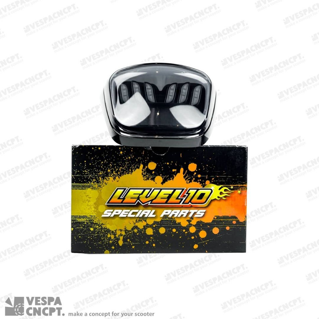 Jual Stoplamp Level 10 Led Running Light Smoke Vespa Sprint Primavera ...