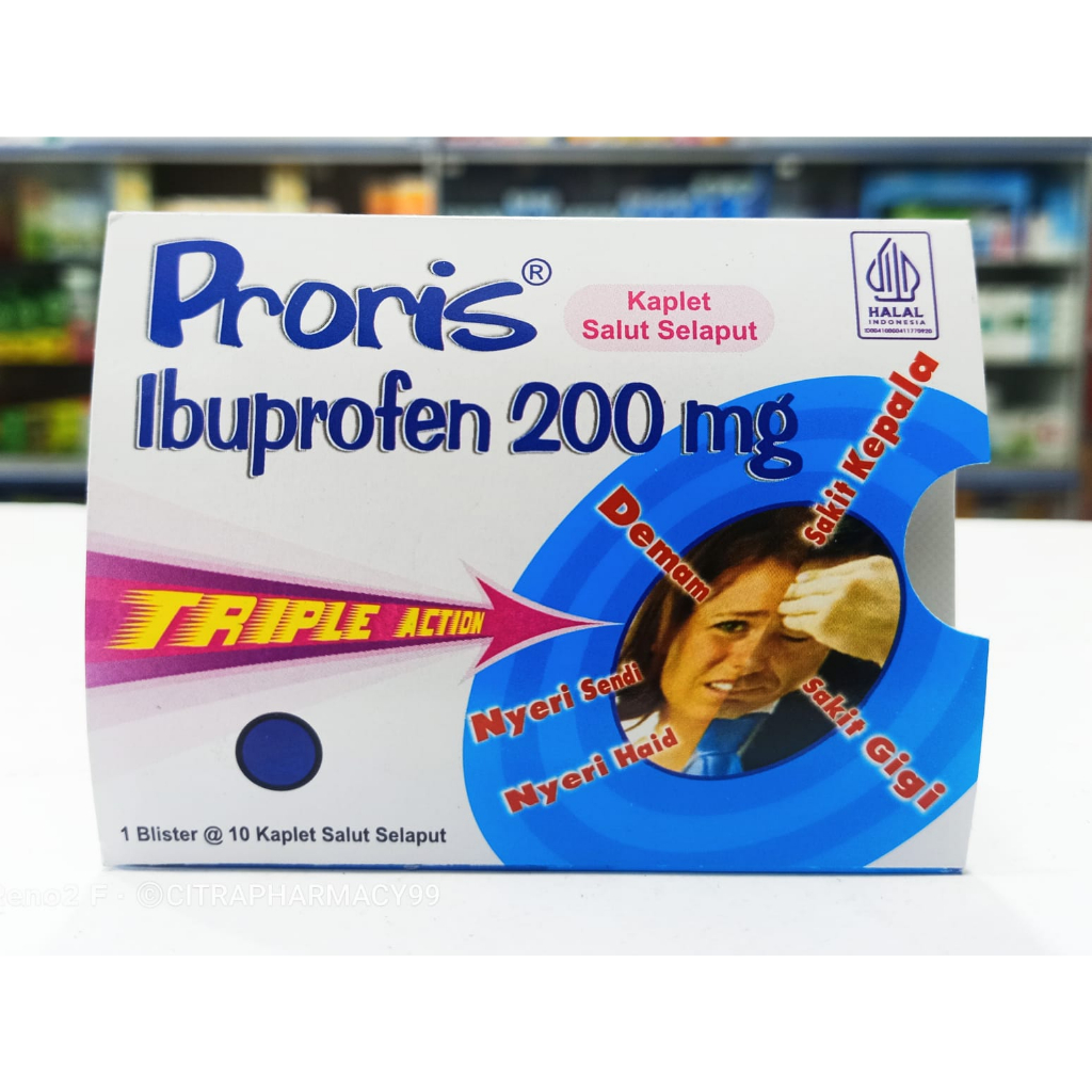 Jual Proris Ibuprofen 200MG 𝟏 𝐒𝐓𝐑𝐈𝐏 𝐈𝐒𝐈 𝟏𝟎 𝐊𝐀𝐏𝐋𝐄𝐓 - Meredakan Demam ...