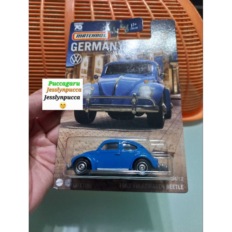 Jual MATCHBOX 1962 VOLKSWAGEN BEETLE BLUE BIRU MBX DIECAST VW KODOK ...