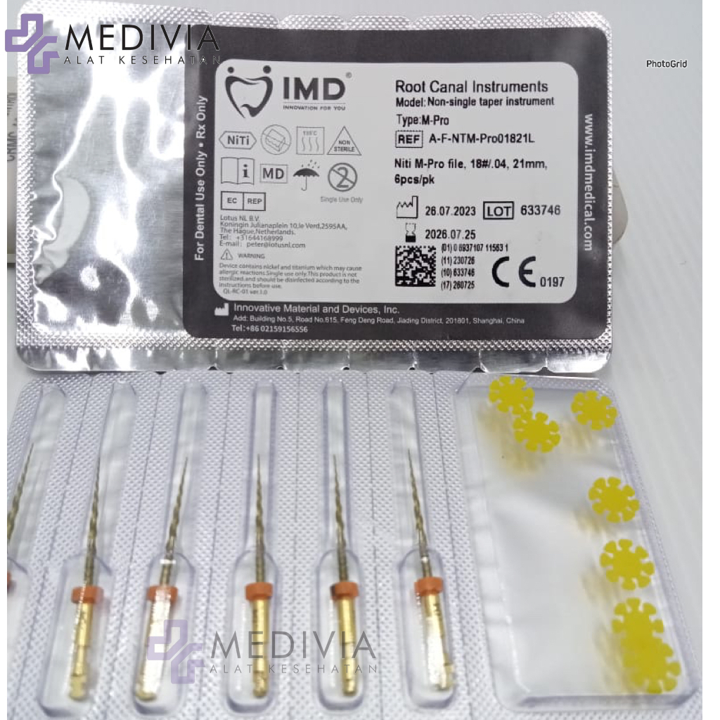 Jual Protaper rotary files/ M pro 3 file system/ file endomotor rotary ...