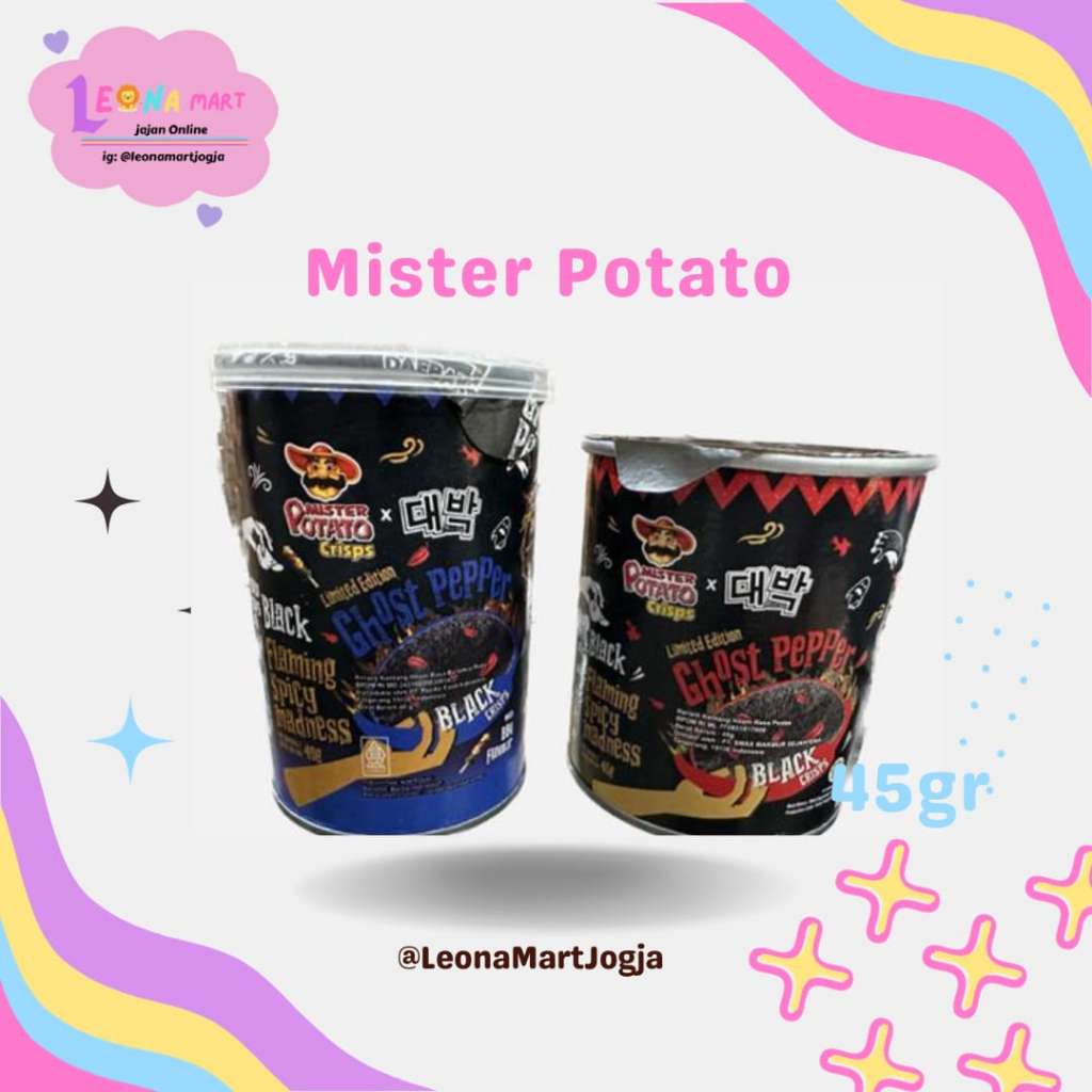 Jual Mister Potato Crisps Ghost Pepper 40g Shopee Indonesia