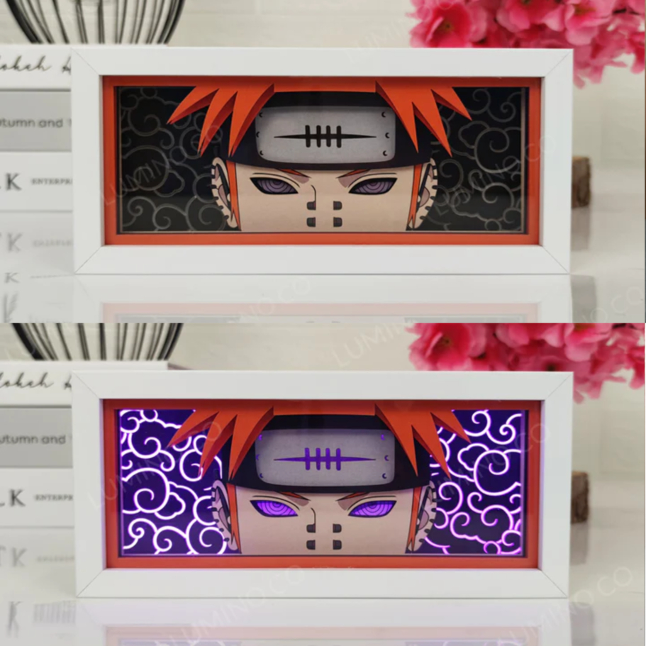Jual 3D Anime Lightbox Naruto Art lampu LED dekorasi kamar | Shopee ...