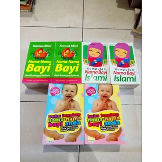 ( PROMO BUKU MURAH ORIGINAL ) BUKU LENGKAP NAMA-NAMA BAYI ANDA / NAMA-NAMA BAYI DARI BERBAGI BAHASA / KUMPULAN NAMA BAYI ISLAM / BEST SELLER / KAMUS MINI / NAMA BAYI /