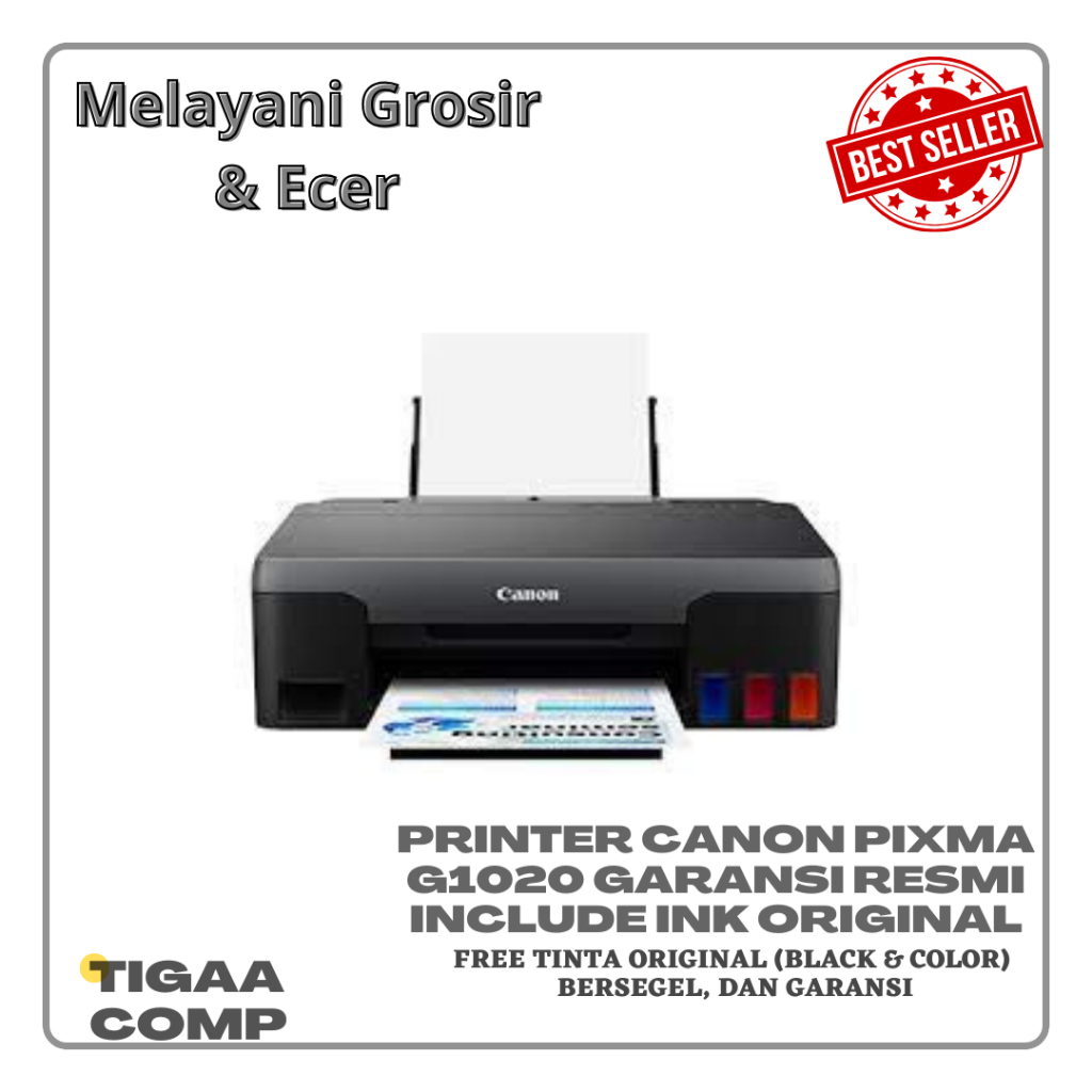 Jual Printer Inkjet Canon Pixma G1020 G1010 Inktank System New Original Resmi Shopee Indonesia 6433