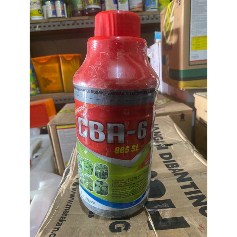 Jual HERBISIDA RACUN RUMPUT CBA-6 865 SL 1 LITER ORIGINAL | Shopee ...