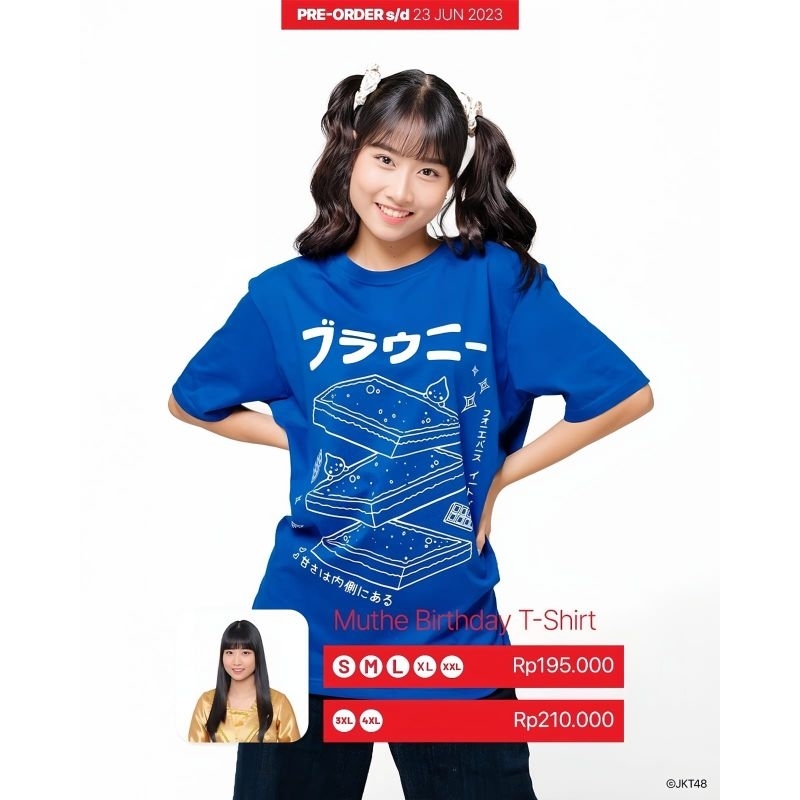 Jual Kaos JKT48 Birthday T-Shirt Mutiara Azzahra (Muthe) 2023 - Benhur ...