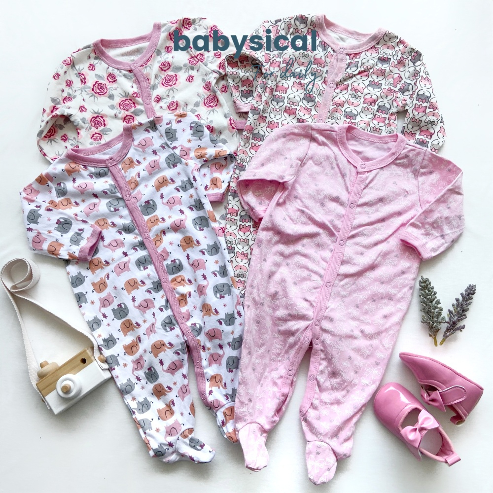 Jual BABYSICAL 09 Bulan Premium Cotton Sleepsuit DuckDuck Sleepsuit