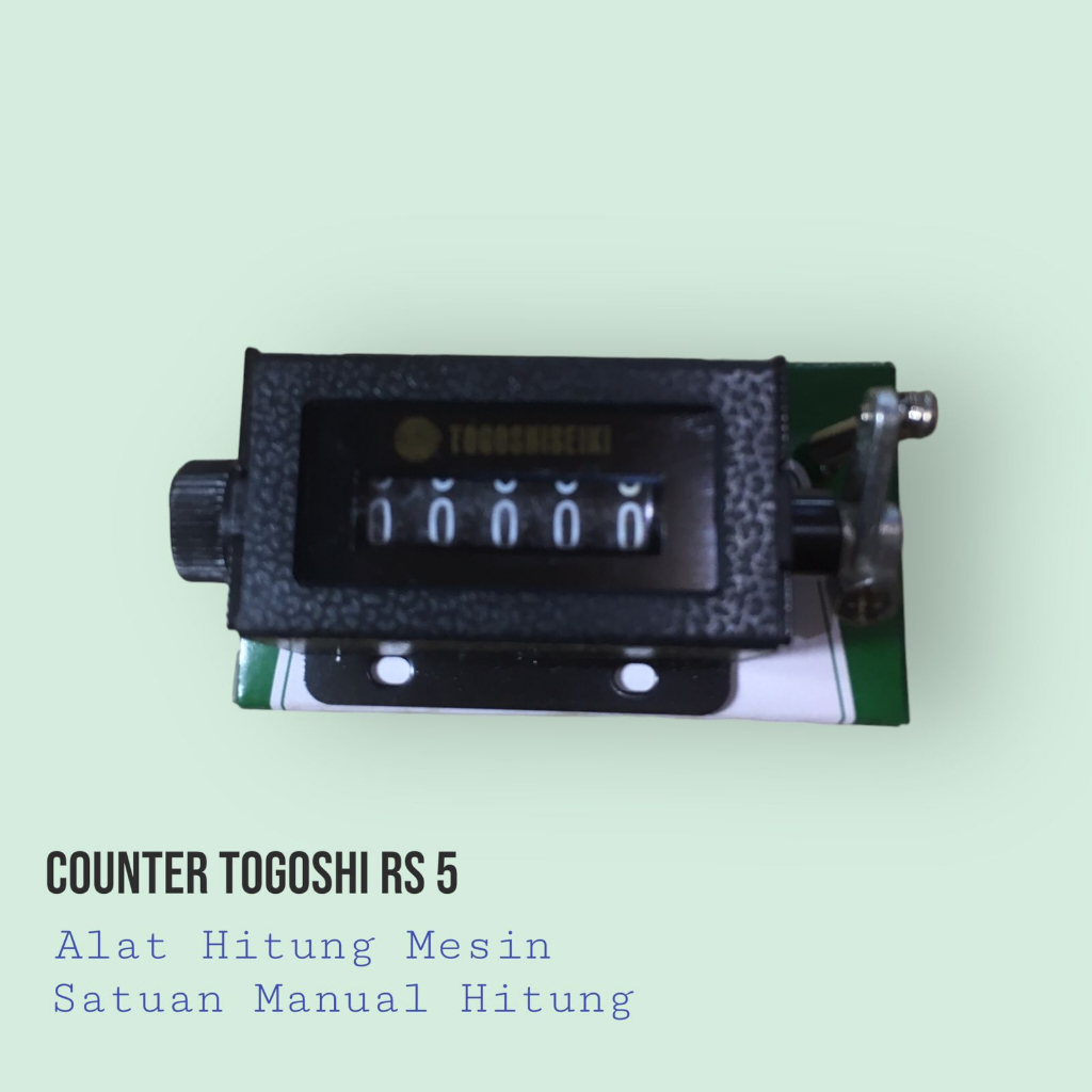Jual COUNTER TOGOSHI RS-5 - ALAT HITUNG MESIN SATUAN MANUAL PENGHITUNG ...
