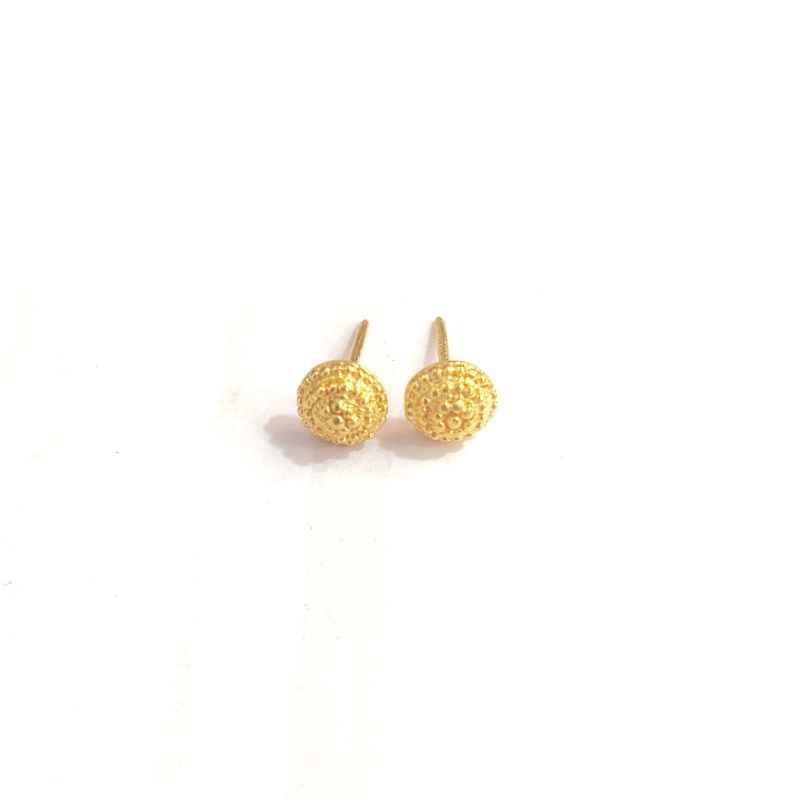 Jual Kerabu Anting Emas Asli Kadar 24k ±99 9 London Murni Lm Model