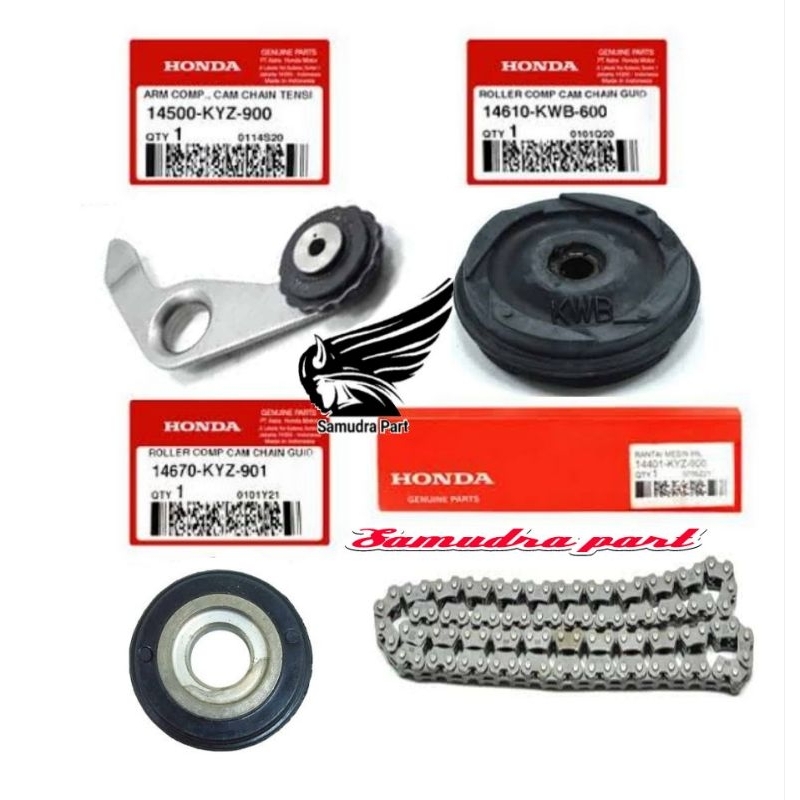 Jual rantai mesin Kamprat kamrat keteng Supra X 125 Fi helm in set