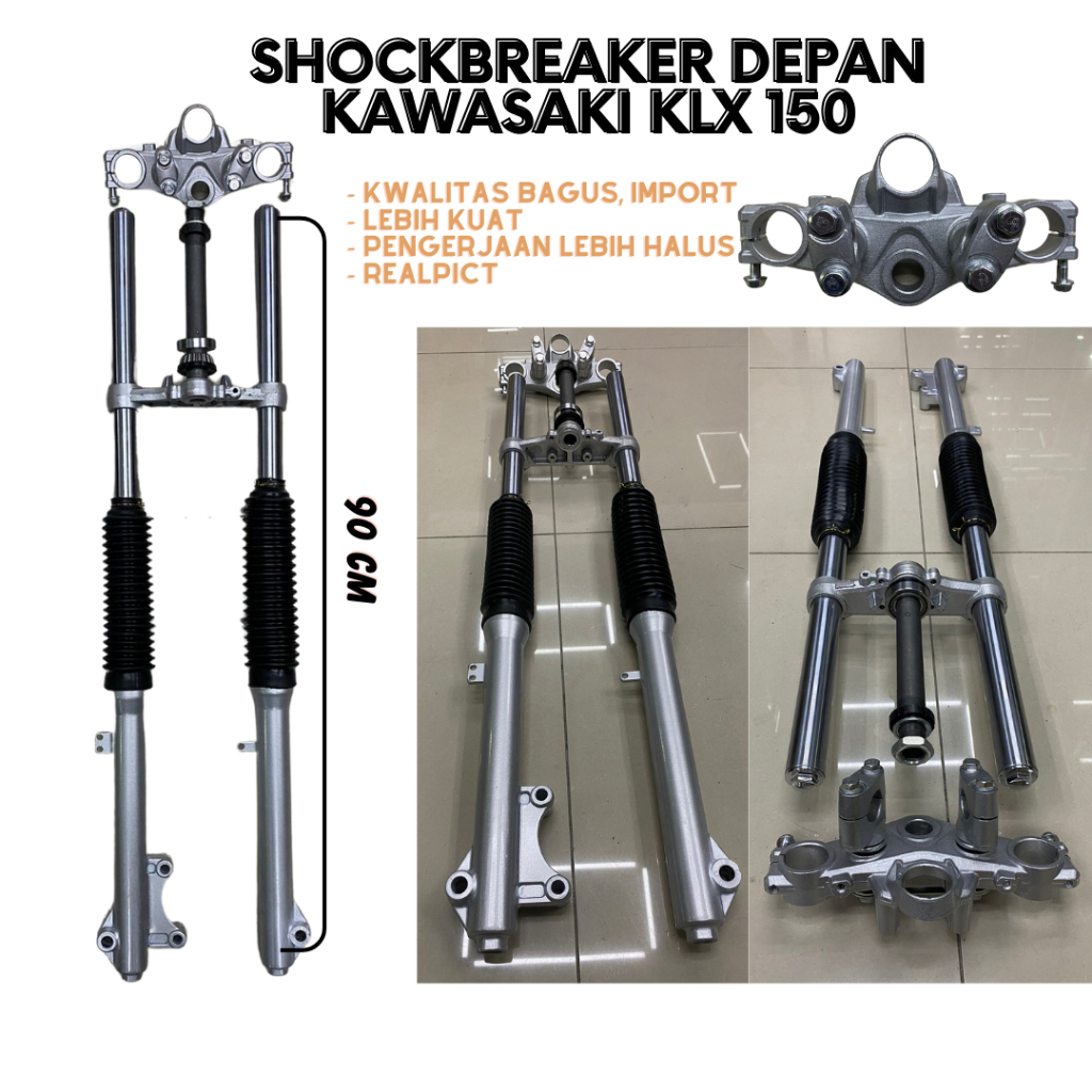 Jual Shockbreaker Assy Shock Depan Up Side Down Depan Assy Trail L Klx 150 Bf 150 Dtracker 150 2723