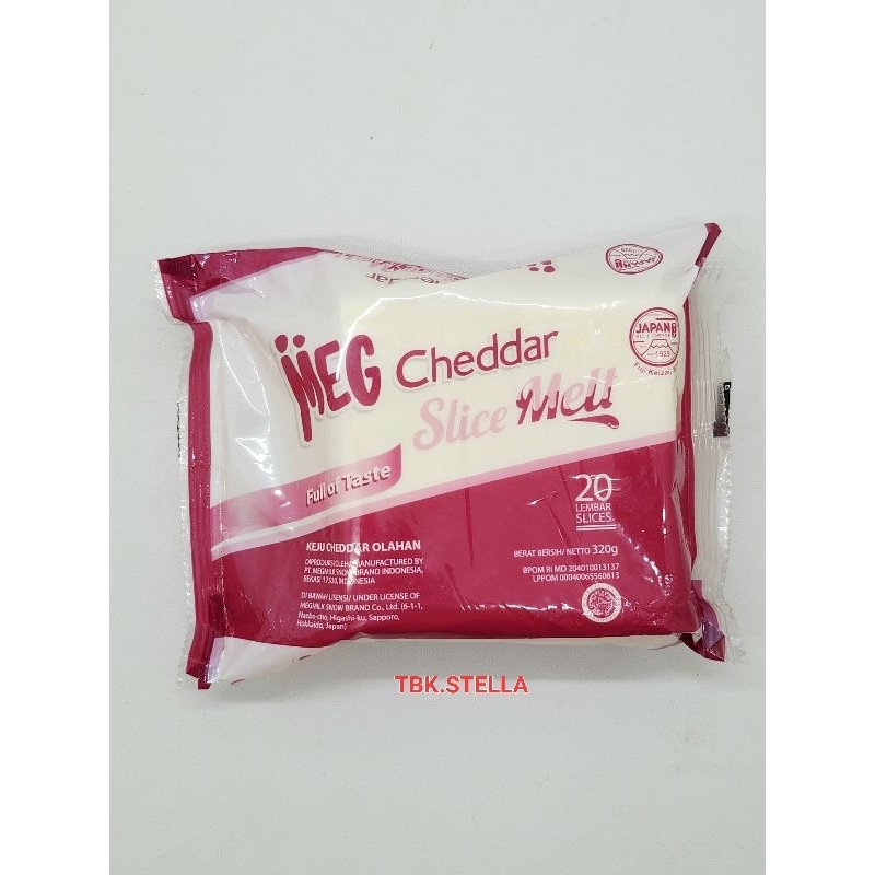 Jual Keju Meg Cheddar Slice Melt Slice Shopee Indonesia