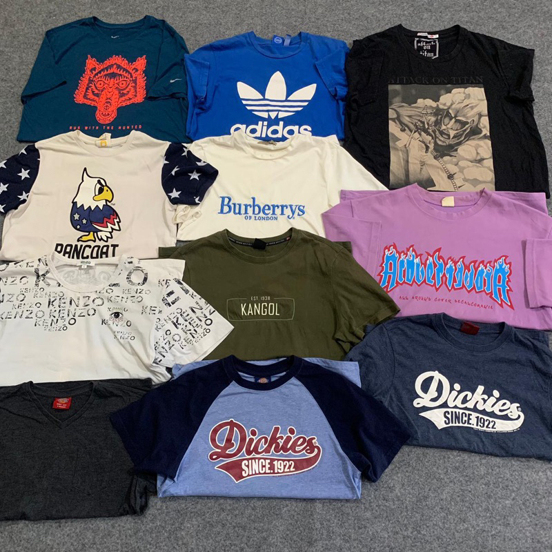 Jual Kaos brand murah lengkap surat!! Shopee Indonesia