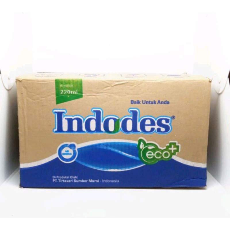 Jual [KHUSUS PENGIRIMAN INSTANT] Indodes Air Mineral 1 dus isi 48 ( 48 ...